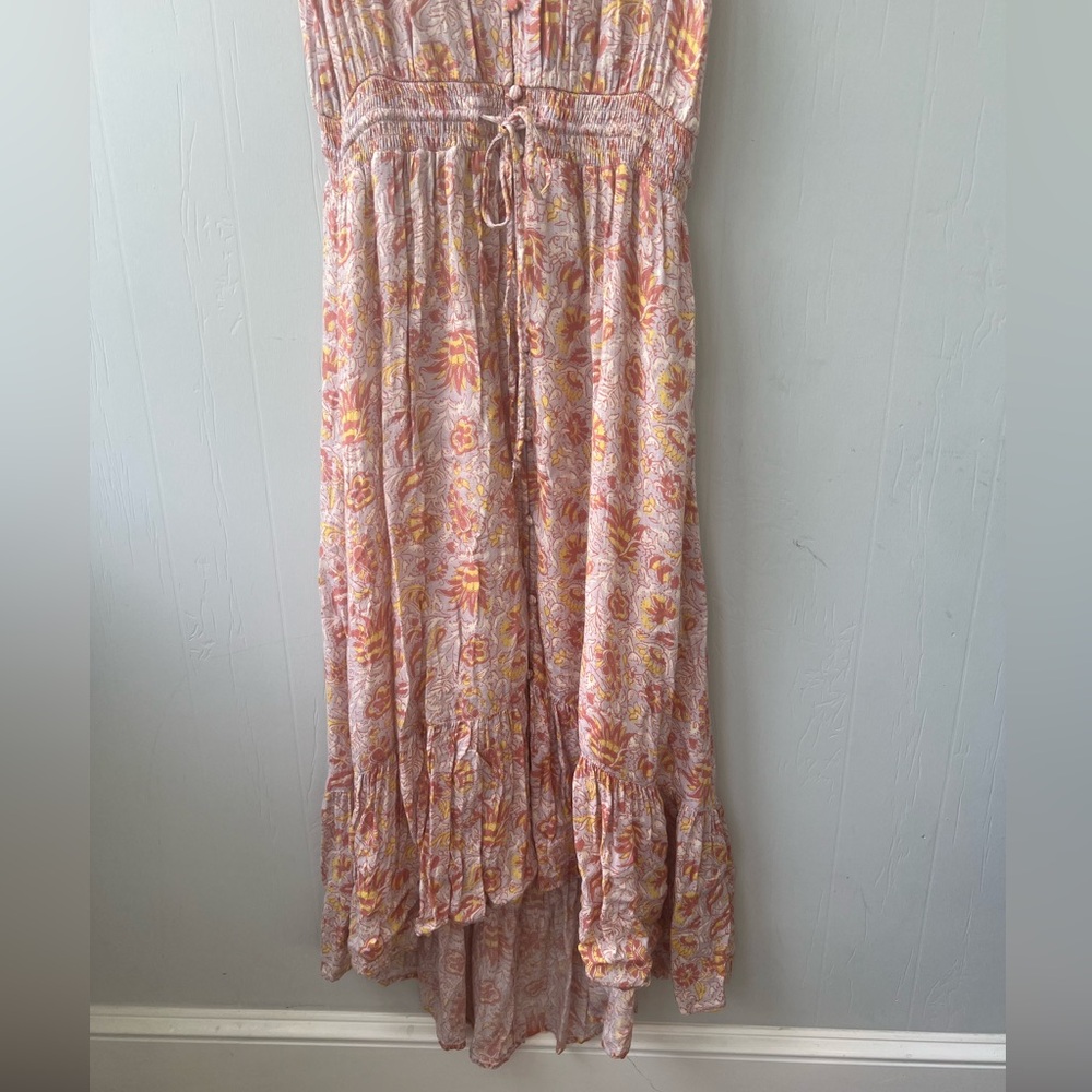 Lucky Brand Pink Floral Felice High-low Midi Dress (size S) - Picture 7 of 12